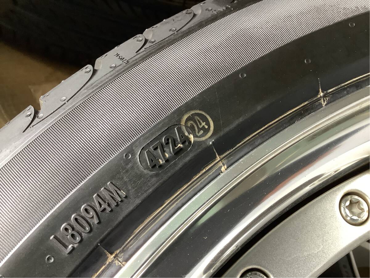 【中古+未使用】WORK ランベック LM1 19x7.5J 5H 114.3 +53 4本 1台分 メッシュ オデッセイ ヴェゼル ヤリスクロス エスティマ CH-R MAZDA6_画像8