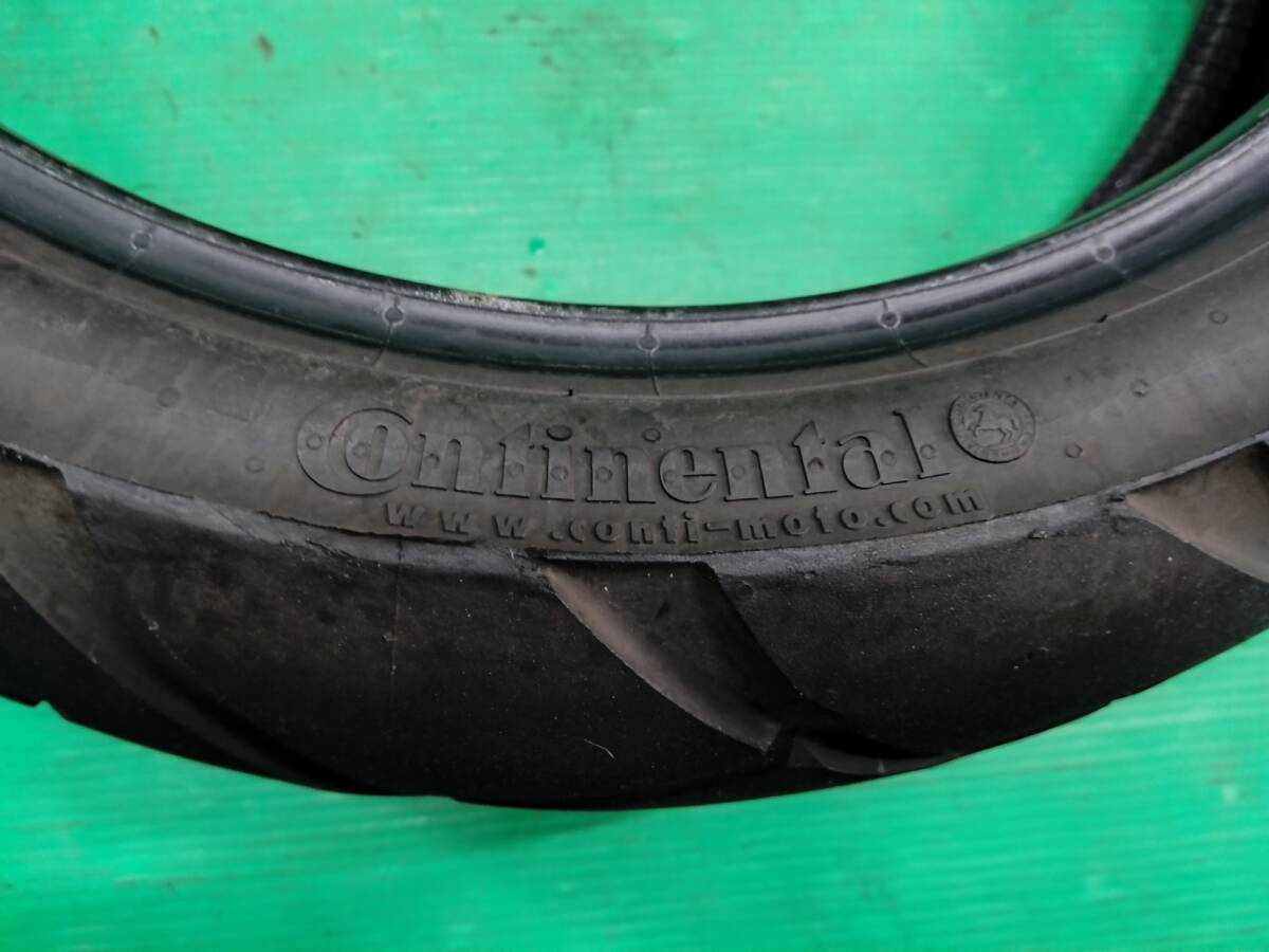 160　1F　コンチネンタル　チューブレスタイヤ　リア　170/60ZR17　Conti Trail AttaCK2　中古　倉庫整理品　20250613