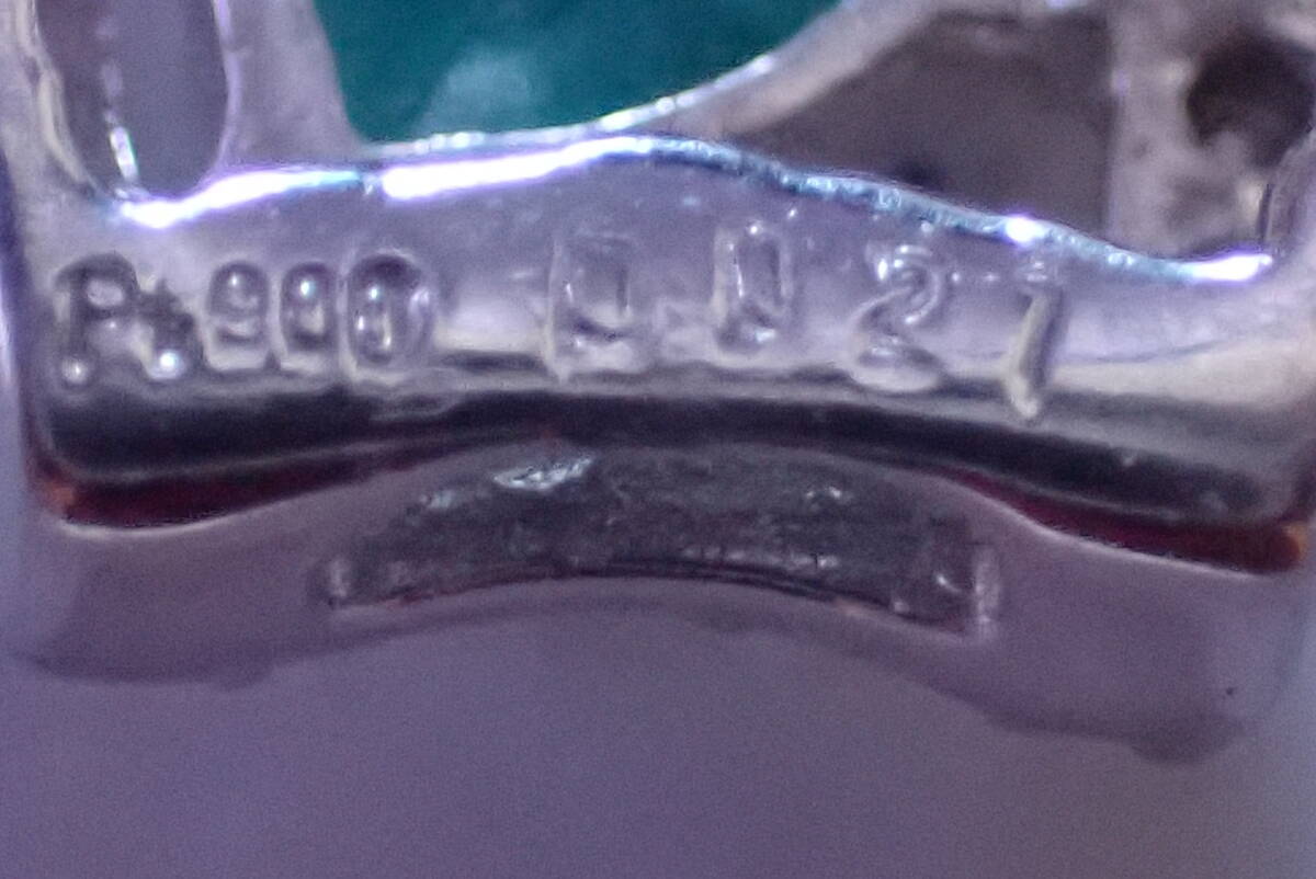 パライバトルマリン　0.25ct　ネックレス　ダイヤ0.21ct　089_画像7