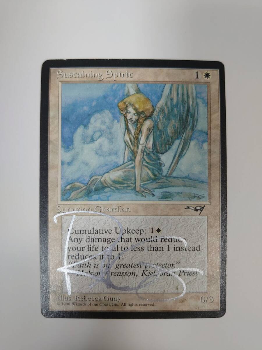 MTG Rebecca Guayサイン入りSustaining Spirit 英語版 ALL 白 R 白