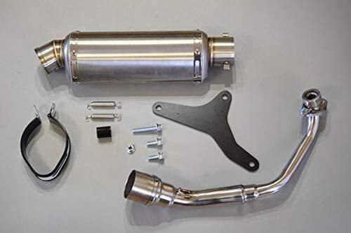 新品 未使用 4st JOG ZR ジョグ マフラー SA36J SA39J バイクマフラー O2センサー非対応 デルタ ステンレス カスタム パーツ dlt-005