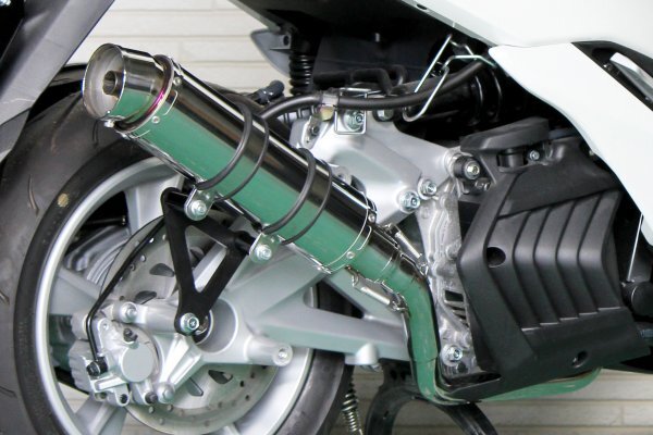 新品 未使用 マジェスティS JBK-SG28J SG52J バイクマフラー R300 アップタイプ ステンレス マフラー カスタム パーツ ヤマハ 201-022