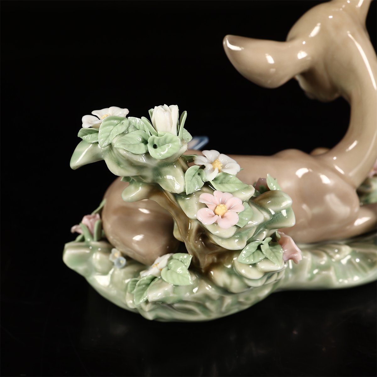 めちゃくちゃかわいい！リヤドロ　バンビ　子鹿と蝶　絶版品 バンビ | リヤドロ公式オンライン