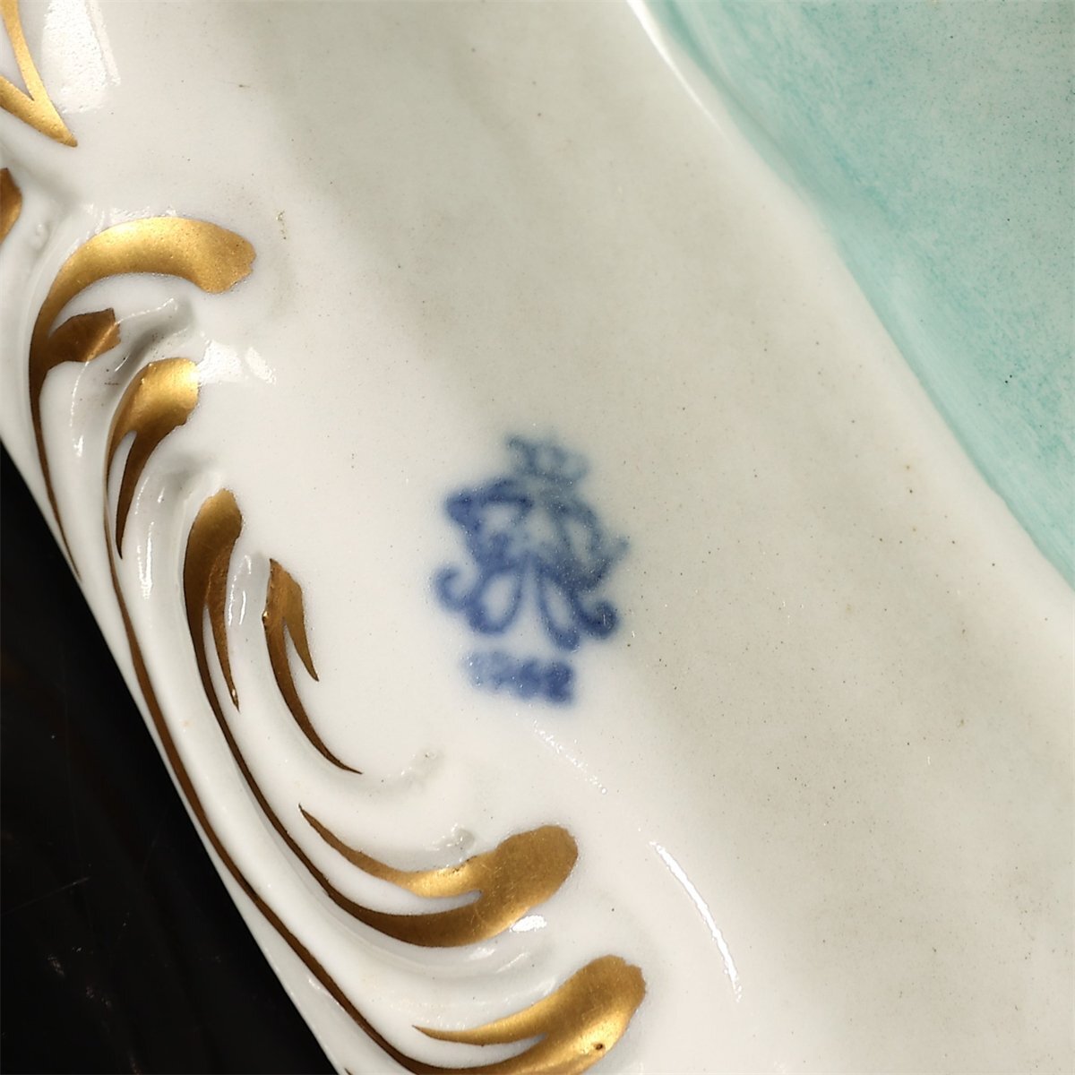 【吉】CL349 洋風(fēng)インテリア小物 DRESDEN 【ドレスデン】 フィギュリン 磁器人形 親子置物 高21㎝／時(shí)代のかけあり 美品！