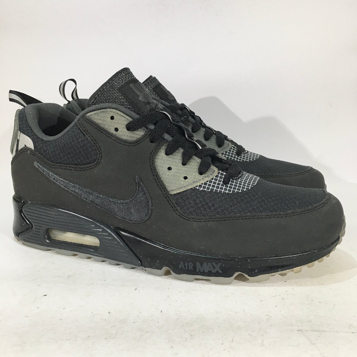UNDEFEATED × AIR MAX 90 "ANTHRACITE" CQ2289-002 (ブラック/ブラック/アンスラサイト/ラッシュピンク)