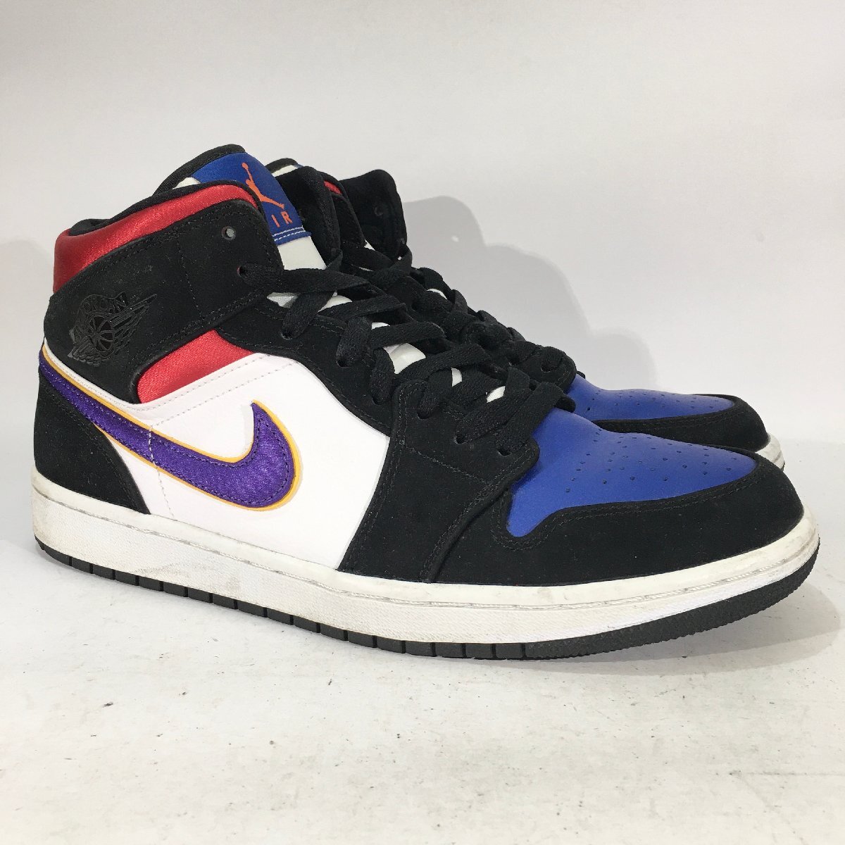 AIR JORDAN 1 RETRO MID SE "RIVALS" 852542-005 (フィールドパープル/ホワイト/ジムレッド)