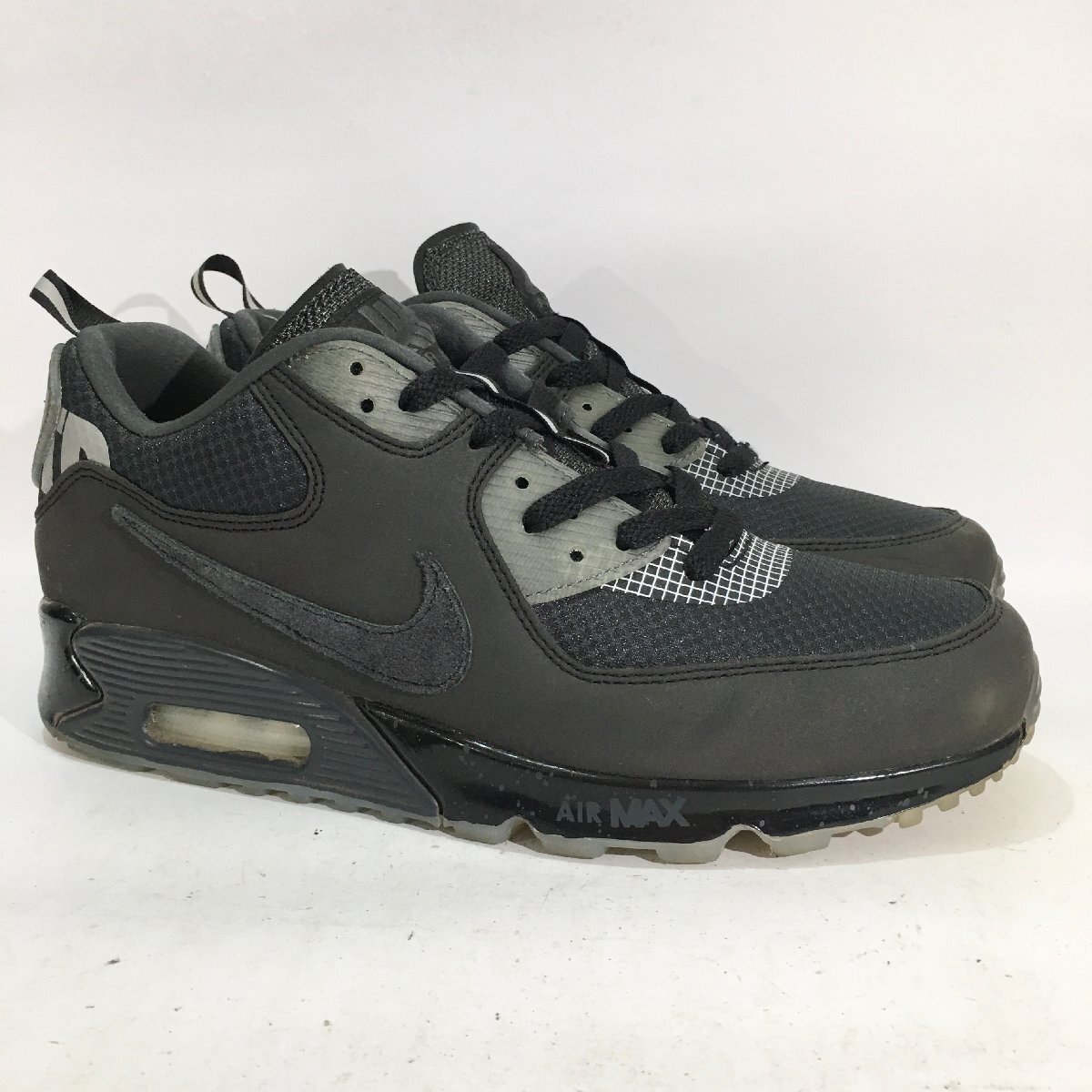 UNDEFEATED × AIR MAX 90 "ANTHRACITE" CQ2289-002 (ブラック/ブラック/アンスラサイト/ラッシュピンク)