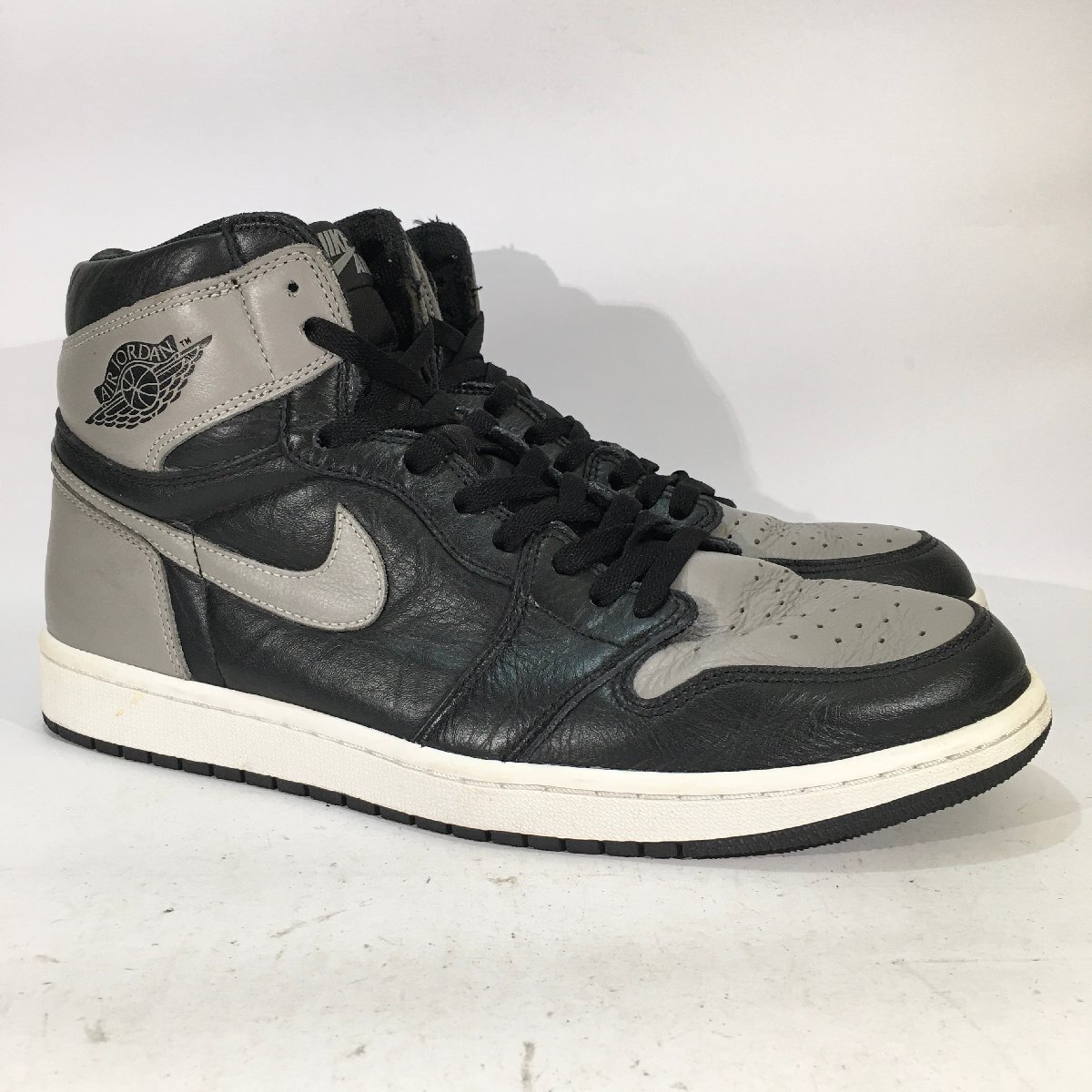 AIR JORDAN 1 RETRO HIGH OG "SHADOW"(2018) 555088-013 (ブラック/ホワイト/ミディアムグレー)