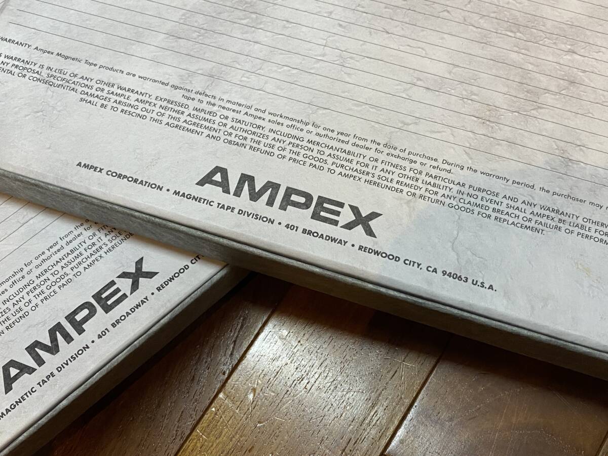 未使用新品 AMPEX 467（テープ幅1/2インチ）デジタル マスタリング オープンリールテープ 3本セットで！