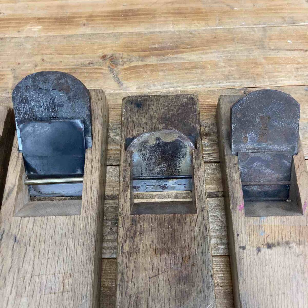 【中古品】 鉋 かんな カンナ 秀童?秀正?長光?千代?富鶴 鉋5點セット 【東大和店】