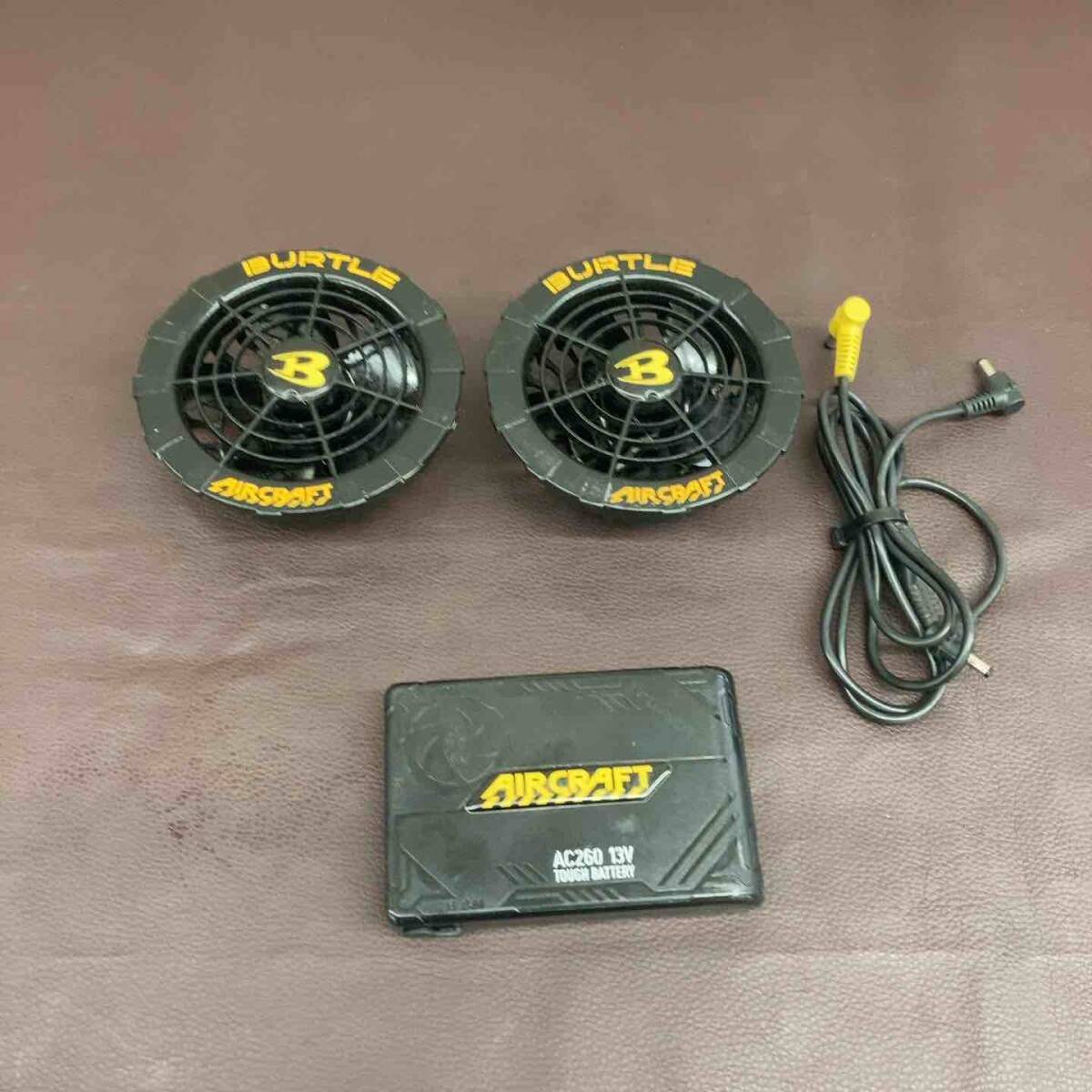 【中古品】 BURTLE バートル エアークラフト ファンユニット AC270/271 バッテリー AC260 13V セット 空調(diào)服 服 クーラー 【東大和店】