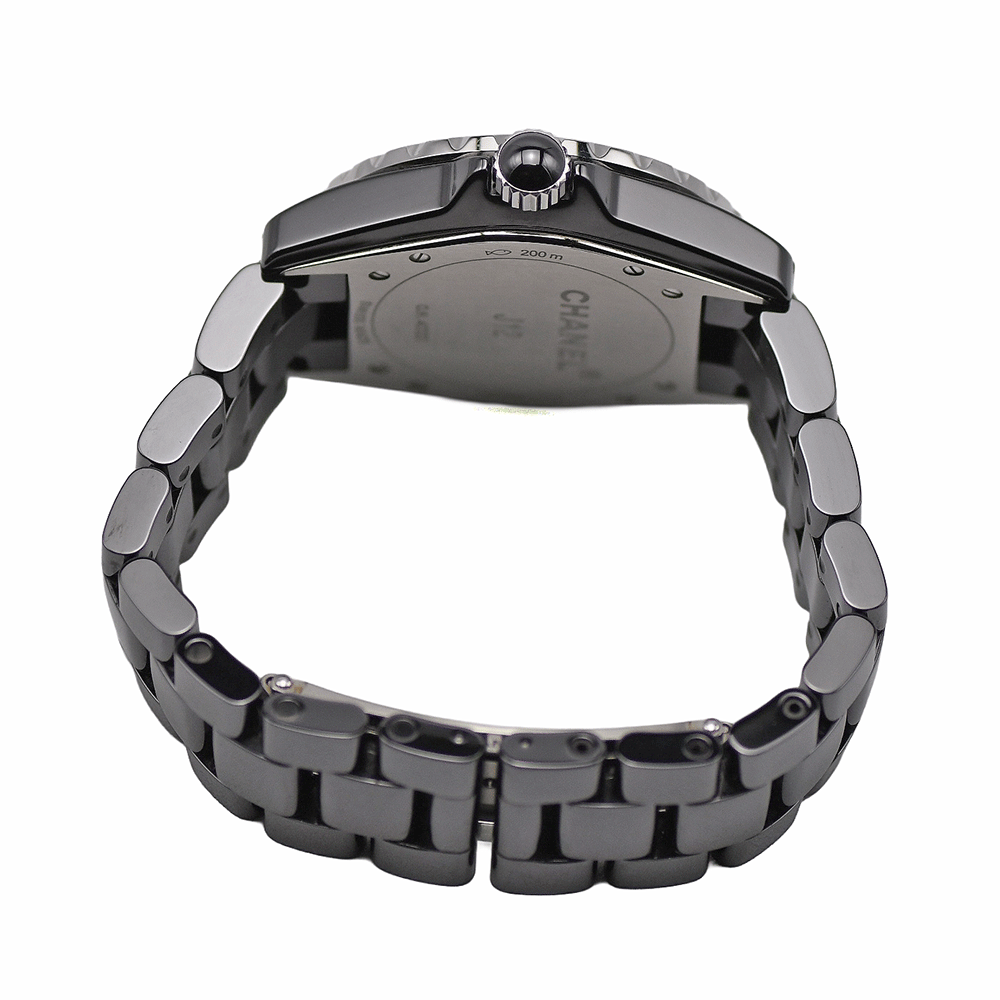 CHANEL シャネル J12 38mm オートマティック H0685 自動(dòng)巻 ブラックセラミック 200m防水 メンズ 紳士用 男性用 腕時(shí)計(jì) 中古