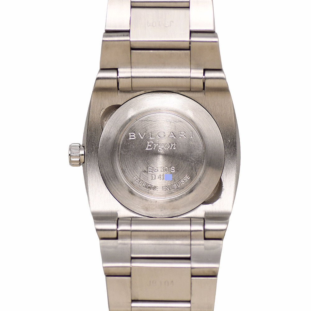 ブルガリ BVLGARI エルゴン EG30BSLD SS クォーツ レディース 腕時(shí)計(jì) 女性用 研磨仕上げ済み 中古