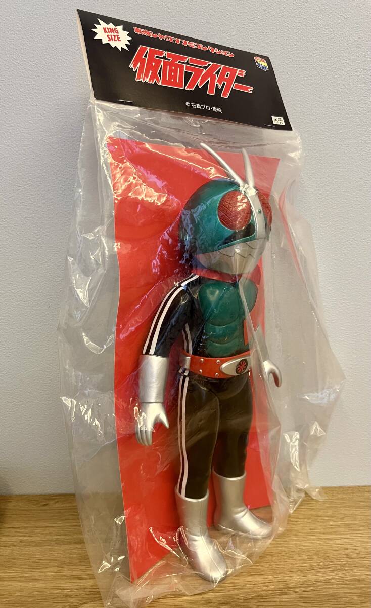 面取れ 仮面ライダー 新1号 メディコムトイ メディコムトイ 東映レトロソフビコレクション 仮面ライダー 新