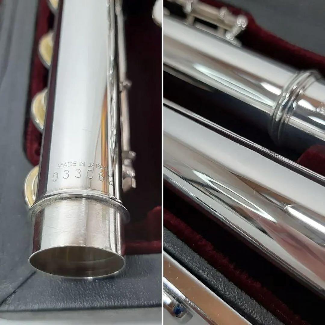 YAMAHA フルート YFL-614 管体銀製 プロモデル ケース付き YAMAHA フルート YFL-614 管体銀製 プロモデル ケース付き
