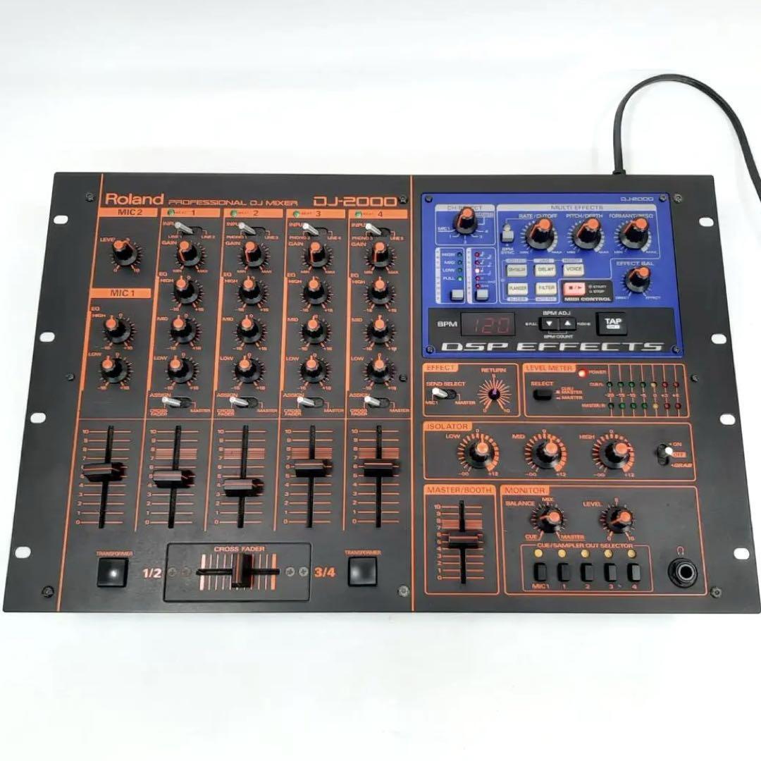 ROLAND DJ-2000 ミキサー 説明書・電源ケーブル付き ROLAND DJ-2000 ミキサー 説明書・電源ケーブル付き|Yahoo