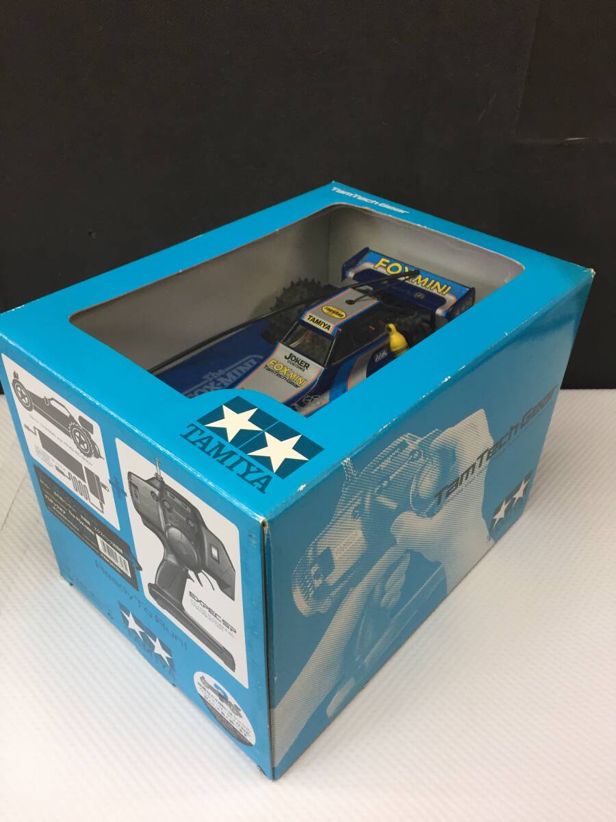 obY475 ジャンク品 フォックスミニ(ネイビー×シルバー×ブルー) 「タムテックギアシリーズ」 バンド3 27.025MHz仕様 現(xiàn)狀渡し