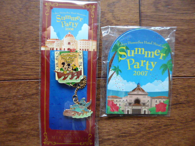 снижение цены! новый товар * Disney si- Mira ko старт summer party 2007*2008 значок 2 шт. комплект снижение цены! новый товар * Disney si- Mira ko старт summer party 2007*2008 значок 2 шт. комплект