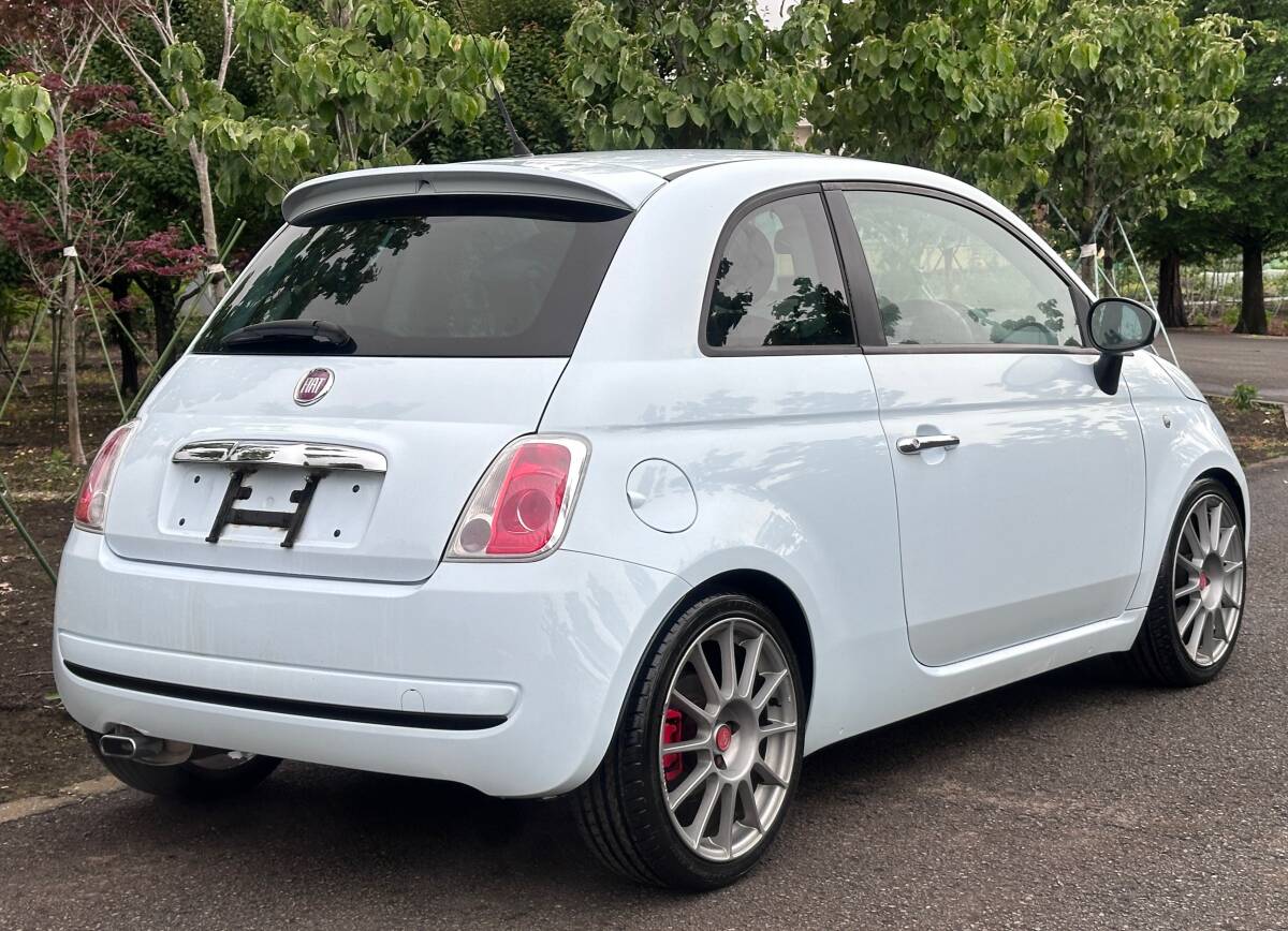 フィアット 500 1400CC 16V スポーツ調子良好パドルシフト,スポーツモードアバルトホイール,ETC..