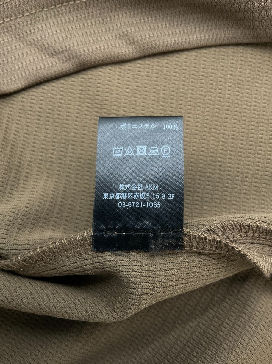 1PIU1UGUALE3　GOLF×戸賀敬城 4 ホワイト×ブラウン S/S POLO ショートスリーブポロシャツ