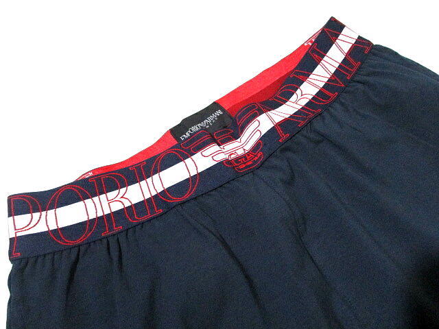 新品 未使用▼ 即決！ エンポリオアルマーニ　半袖Tシャツ　パンツ　上下セット　紺　セットアップ　Mサイズ　EMPORIO ARMANI UNDRER WEAR