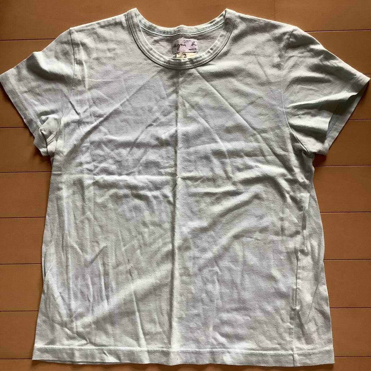 アニエスb Tシャツ（パステルブルー）サイズ３