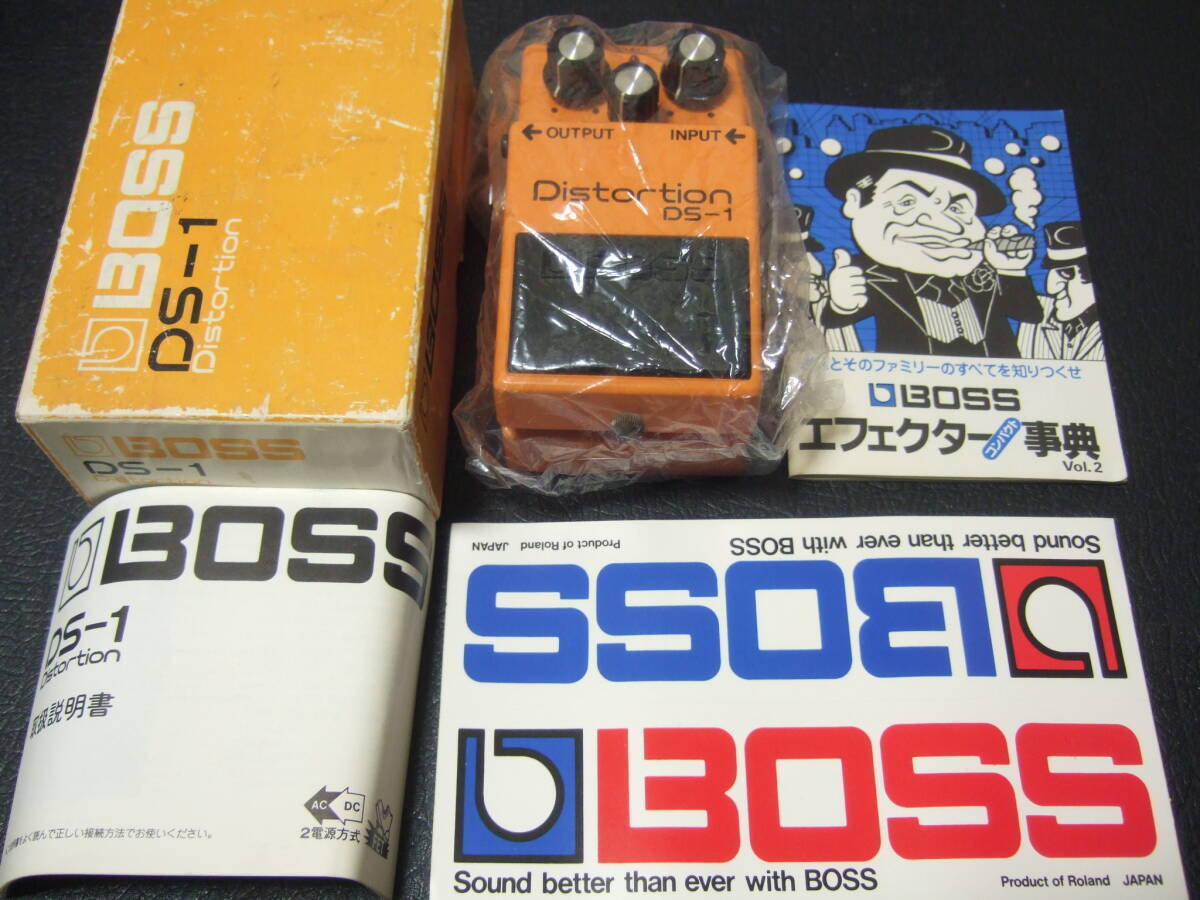 BOSS DS-1 1979年 日本製 TA7136P 銀ネジ 全角 Japan BOSS DS-1 1979年 日本製 TA7136P 銀ネジ 全角 箱付き Made in Japan