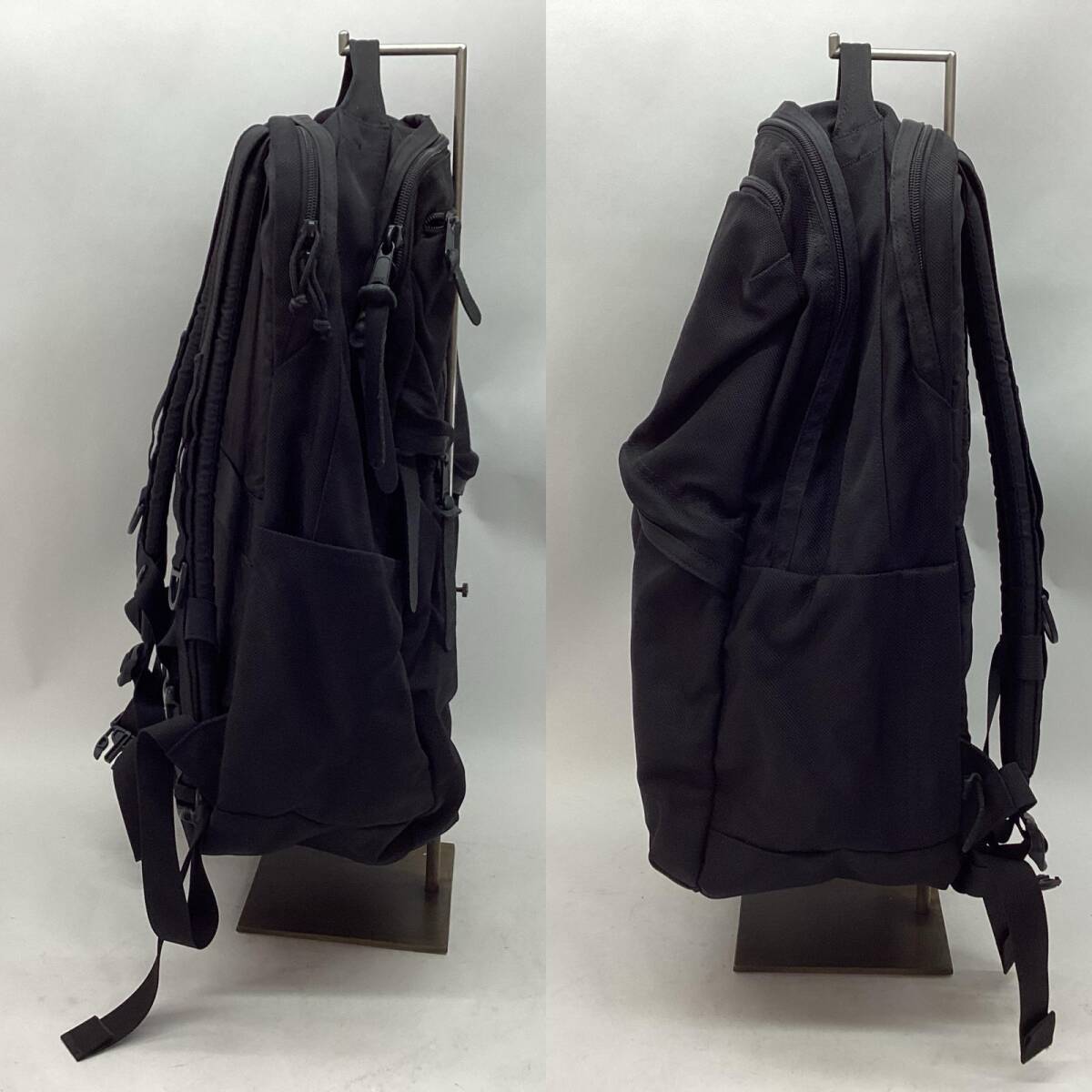■GREGORY グレゴリー ニューロゴ バックパック デイパック ブラック ナイロンリュック 2ルーム 中古品 0.99kg