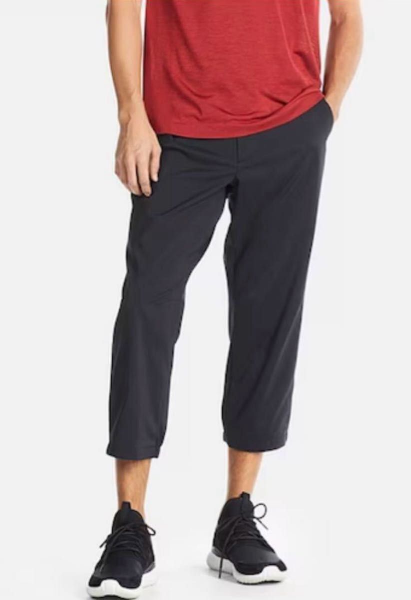 ユニクロ●UNIQLO ドライ クロップド ジョガーパンツ●Sサイズ●クロップド丈 七分丈●ウエスト68?76ｃｍメンズ、レディース●ブラック 2