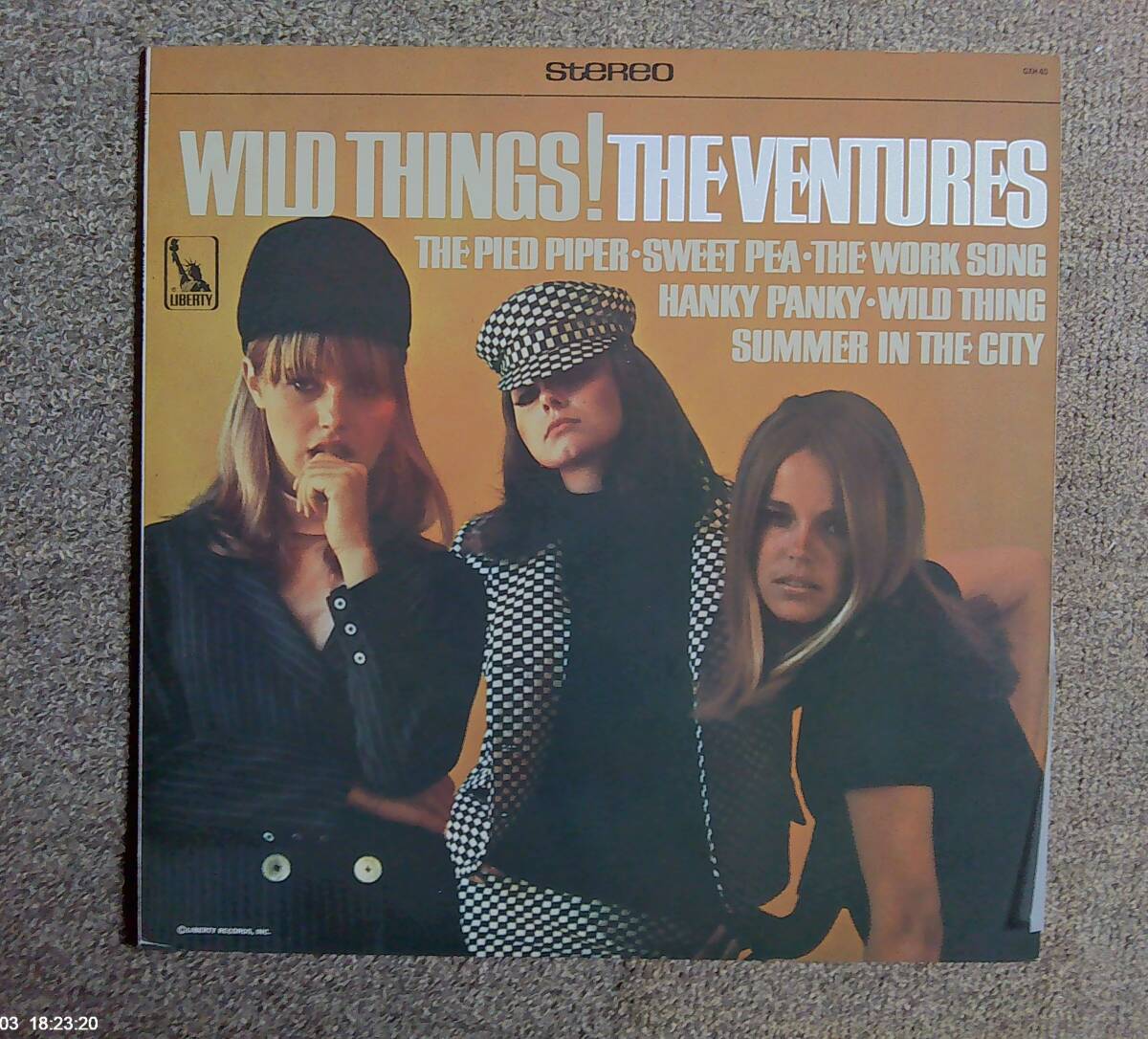  прекрасный товар венчурный zThe Ventures wild *sings King запись US оригинал жакет серии GXH-40 1978 год 8 месяц 