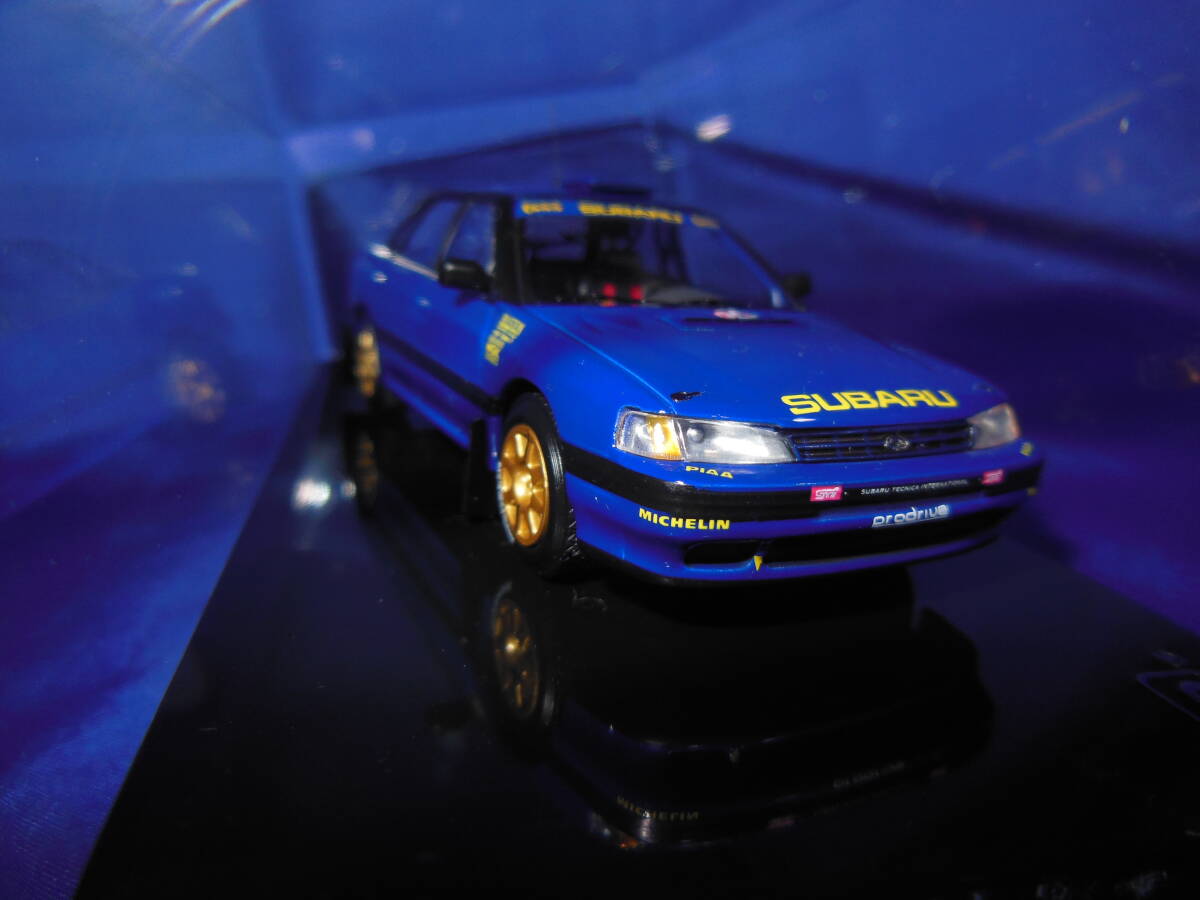 1/43　入手困難　スバル　初代BC系　レガシー　LEGACY　RS　HOMOLOGATION　1989年　ハイクオリティ　ソニックブルー　IXO