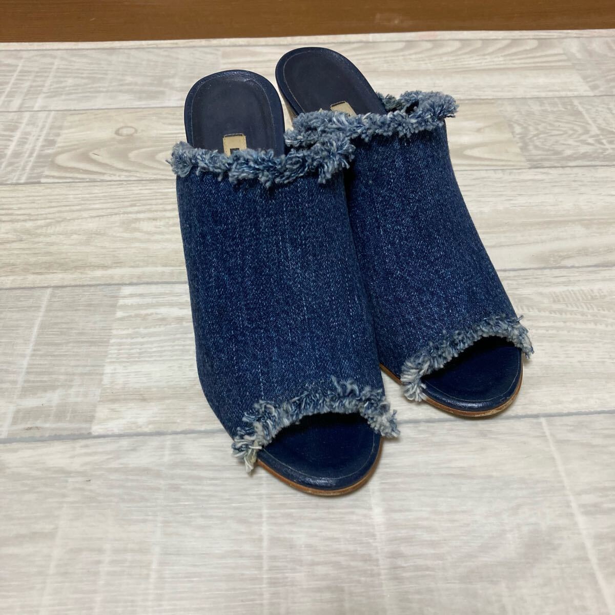 DIANA ダイアナ　デニム　 シューズ　厚底　レディース　日本制