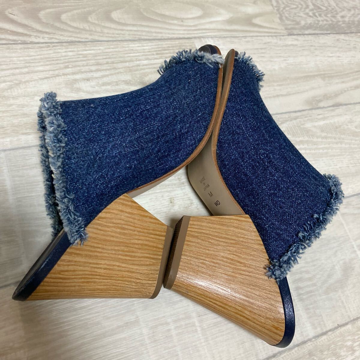 DIANA ダイアナ　デニム　 シューズ　厚底　レディース　日本制