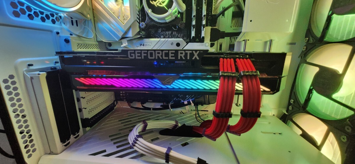 ASUS ROG STRIX RTX3060Ti 8GB графика лодка рабочее состояние подтверждено 