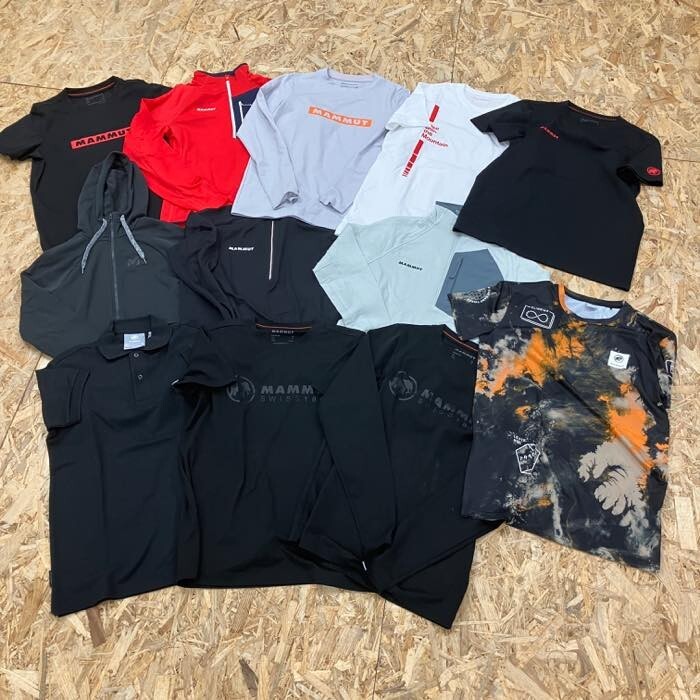 ◆1円スタート◆マムート Tシャツ セット S*M アウトドア 軽量 ハイキング トレッキング キャンプ 登山 スポーツ mc01076585