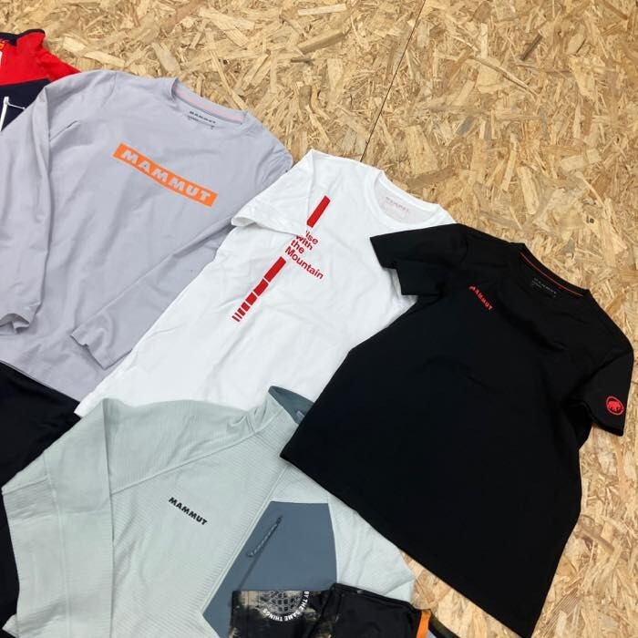 ◆1円スタート◆マムート Tシャツ セット S*M アウトドア 軽量 ハイキング トレッキング キャンプ 登山 スポーツ mc01076585