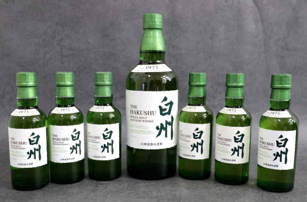 1 иен ~ [ виски ] не . штекер SUNTORY Suntory белый .NV 700ml 1 шт. 180ml 6шт.@ итого 7 шт. комплект 