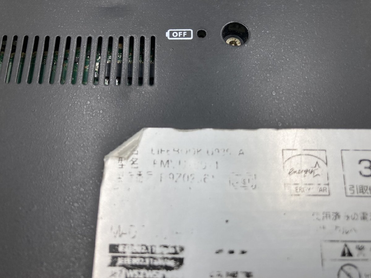 【1円スタート】【大分発送】【ジャンク品】FUJITSU / LIFEBOOK U939/A / Core i5-8 / 通電可/起動不可 /ノートパソコン/中古品