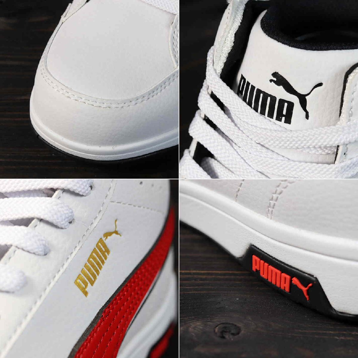 PUMA プーマ 安全靴 メンズ エアツイスト スニーカー セーフティー ブランド 63.208.0 ホワイト ミッド 28.0cm / 新品 1円 スタート