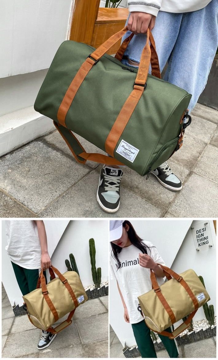  сумка "Boston bag" большая вместимость мужской женский сумка на плечо путешествие уличный кемпинг легкий водонепроницаемый 7987952 серый новый товар 1 иен старт 