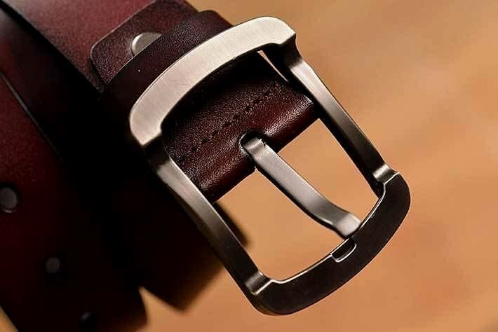 本革 レザー GENUINE LEATHER ベルト メンズ レディース 4mm肉厚 サイズ調整可能 7994365 ダークブラウン 135cm 新品 1円 スタート