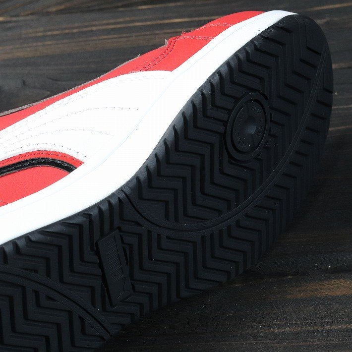 PUMA プーマ 安全靴 メンズ エアツイスト スニーカー セーフティー ブランド 63.209.0 レッド ミッド 27.0cm / 新品 1円 スタート