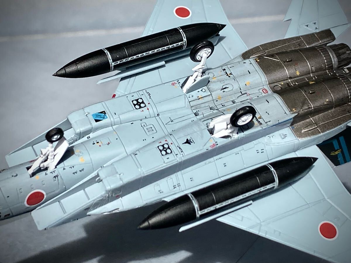 1/144 完成品 技MIXベース F-15J 航空自衛隊 第306飛行隊 小松