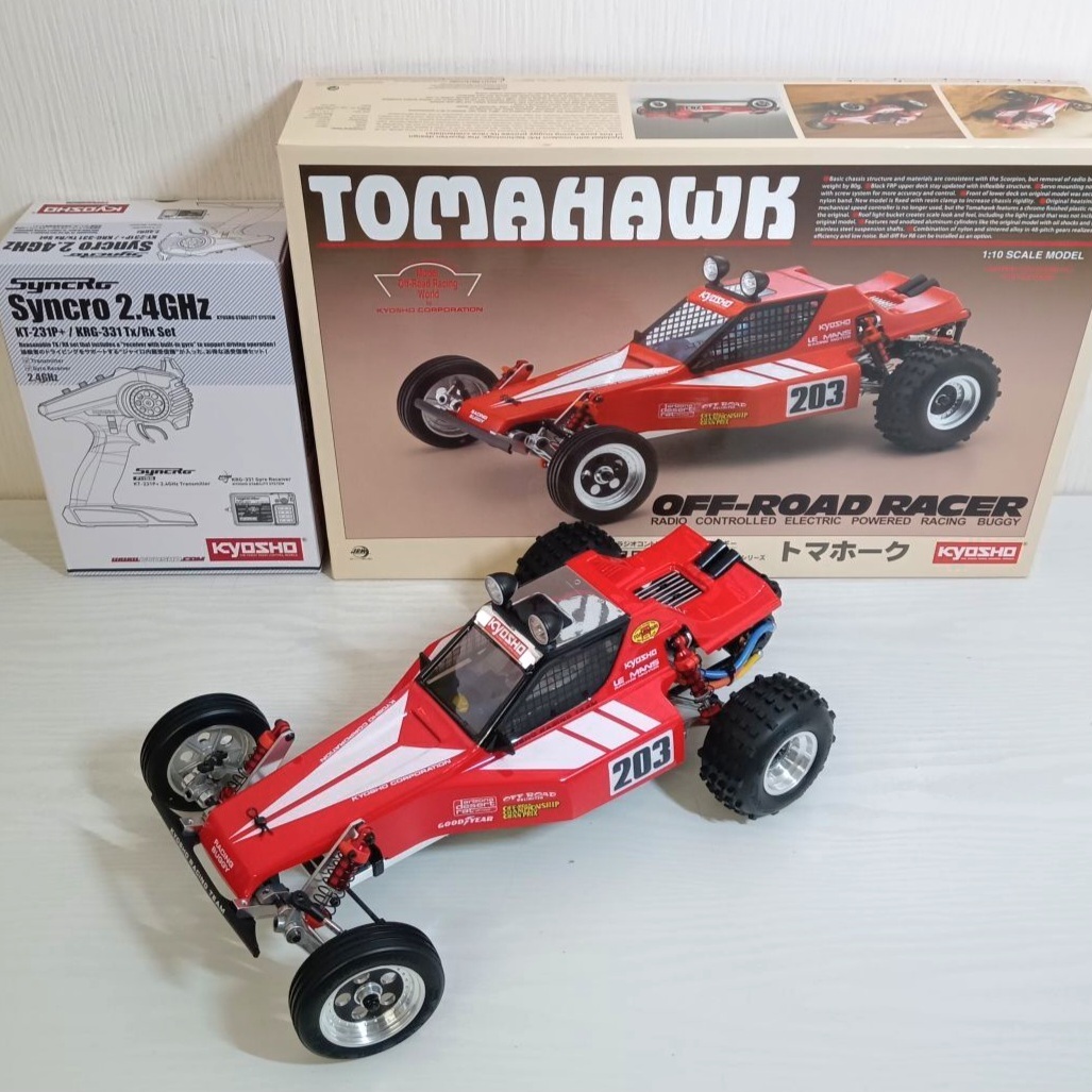京商 1/10 トマホーク RC kyosho プロポ付 Syncro2.4G TBLM-02S