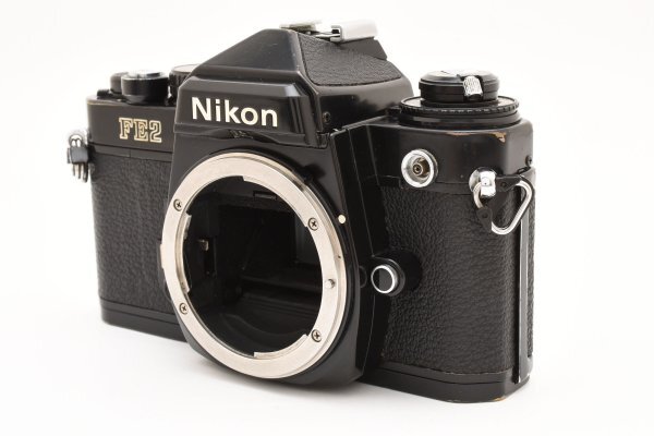 ★動作良品　動作確認(rèn)済★ NIKON ニコン FE2 ブラック フィルムカメラ　モルト新品交換済 防濕庫管理　#M448