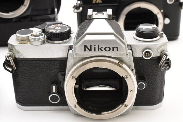 ★ジャンク　まとめ★ NIKON ニコン FA×1臺 FE×2臺 FM×1臺 EM×1臺 FM10×1臺 F4S×2臺 フィルム ボディ #B657