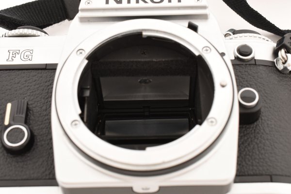 ★美品　動(dòng)作確認(rèn)済★ NIKON ニコン FG シルバー フィルムカメラ　モルト新品交換済 防濕庫管理　N#M558