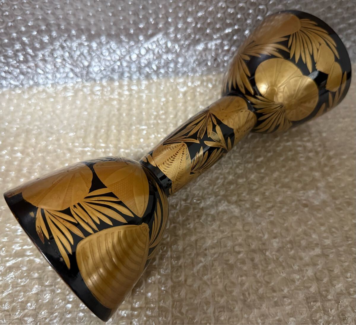 小鼓 胴 蒔絵 扇 鼓 和太鼓 蒔絵 和楽器 小鼓 胴 鼓 太鼓(鼓)|売買されたオークション情報