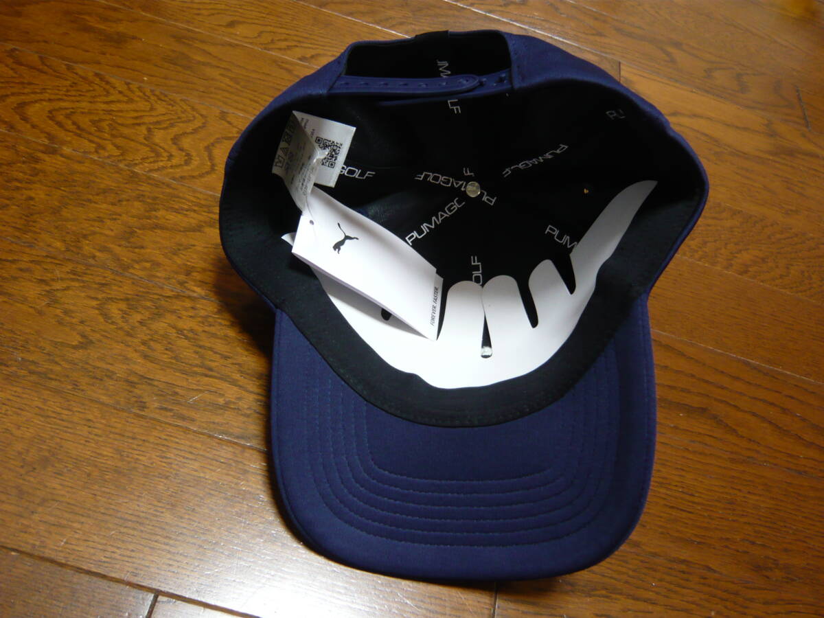 新品　プーマ　ゴルフ　キャップ　帽子　紺