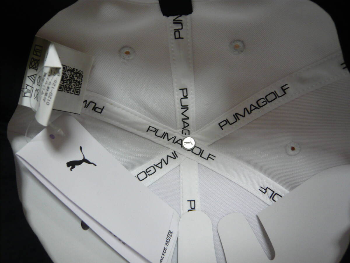  новый товар Puma Golf колпак шляпа белый 